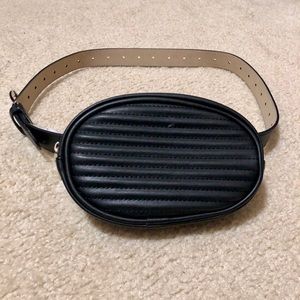 Black belt bag from Nordstrom!